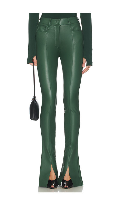 Norma Kamali Spat Jeans in Dark Green. Size L. Also in S. | Revolve Clothing (Global)