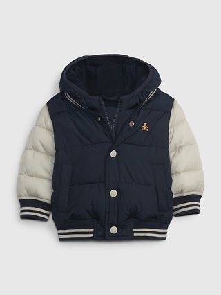 Baby Varsity Puffer Jacket | Gap (US)