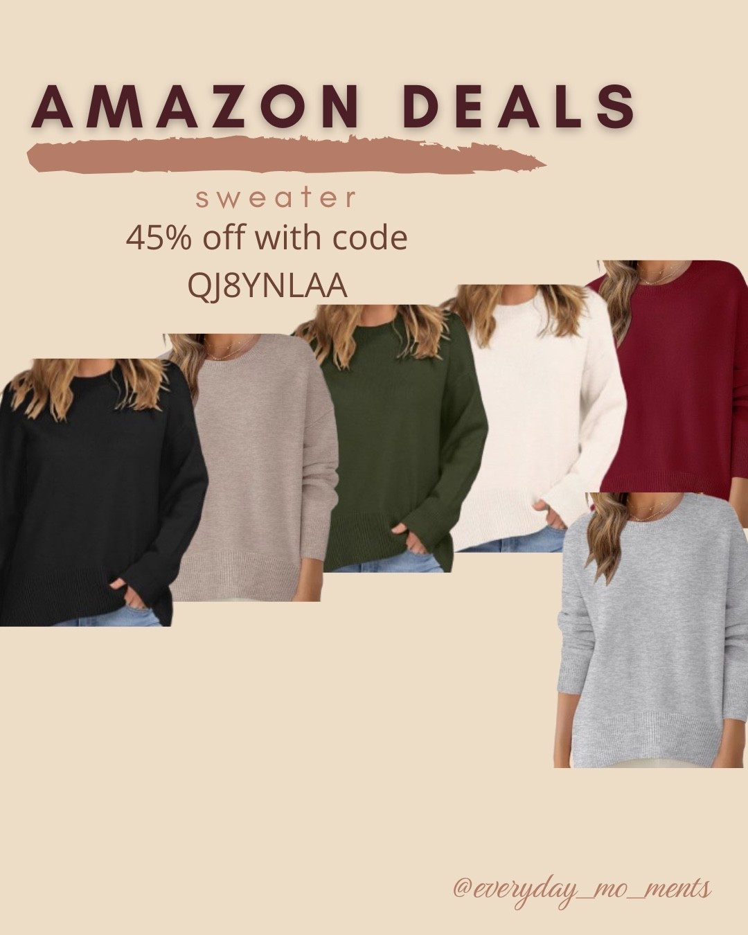 $13 ends 8/26

Amazon fashion
Amazon deals
Sweater

#LTKSaleAlert