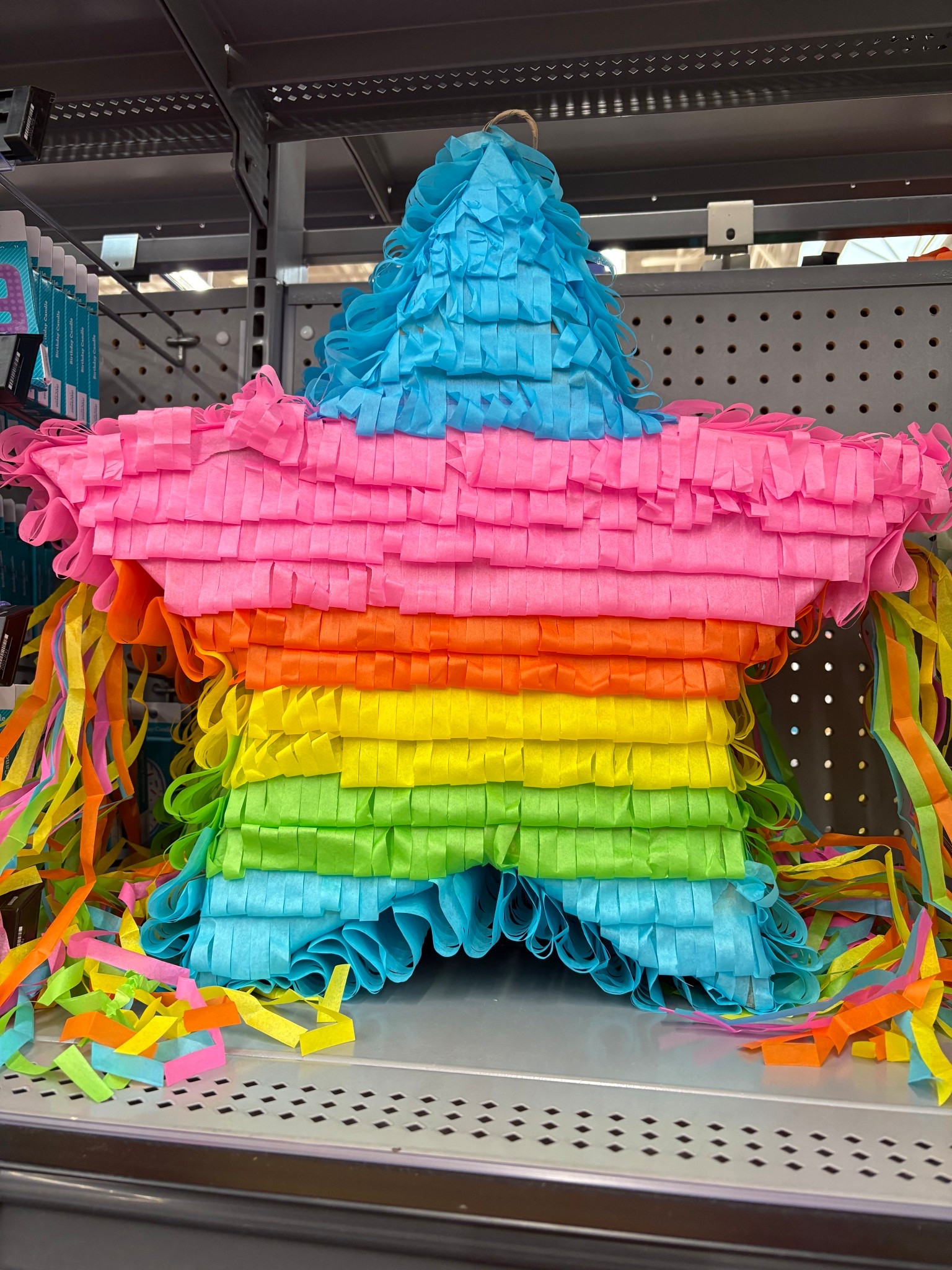 A cute rainbow star piñata at Walmart! 

#LTKmomlife #LTKKids #LTKFindsUnder50