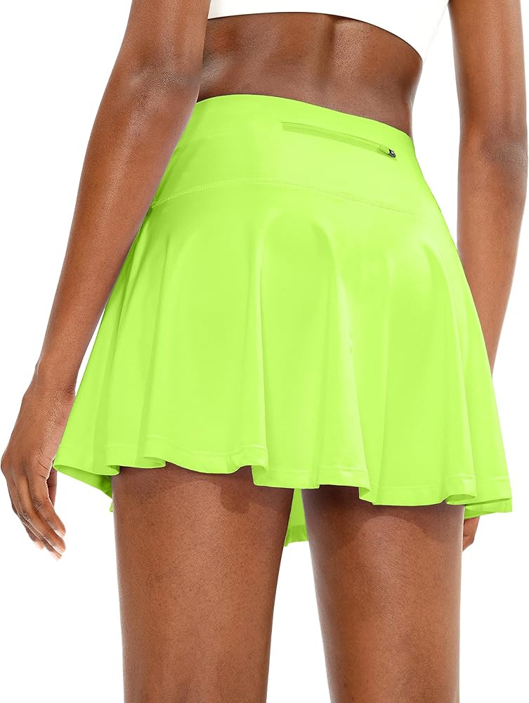 SANTINY Pleated Tennis Skirt for Women with 4 Pockets Women's High Waisted Athletic Golf Skorts S... | Amazon (US)
