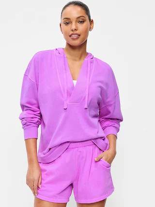 Oversized Tunic Beach Hoodie | Old Navy (US)