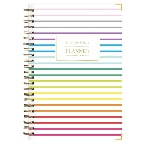2023-24 Academic Year Weekly Monthly Hardcover Planner, 5x8, The Home Edit for Blue Sky, Fruit St... | Walmart (US)
