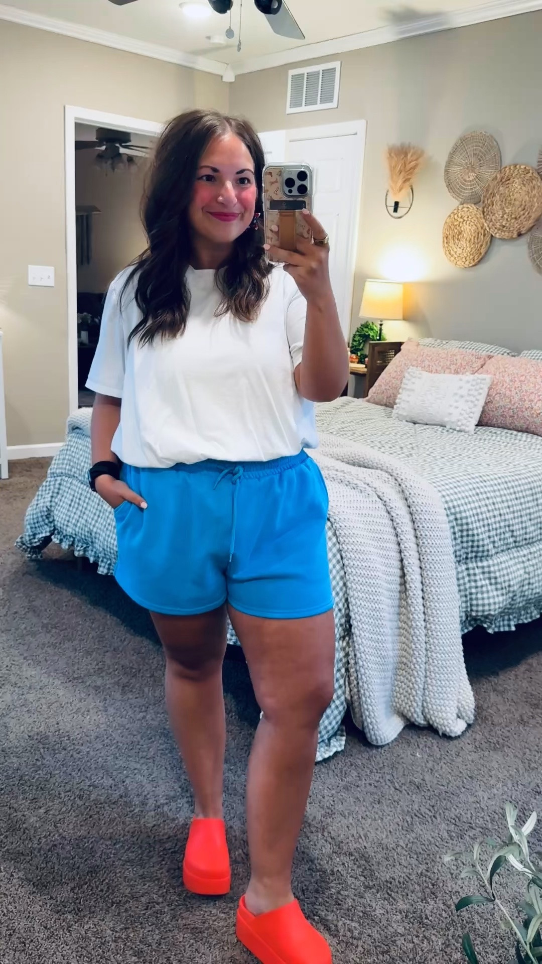 The perfect casual Americana look for summer days, BBQs, and fireworks 🇺🇸☀️

platform crocs: fit oversized // wearing a 2
shorts: fit true to size // wearing a large
bubble tee: fits true to size // wearing a large 

 #LTKootd #LTKMidsize