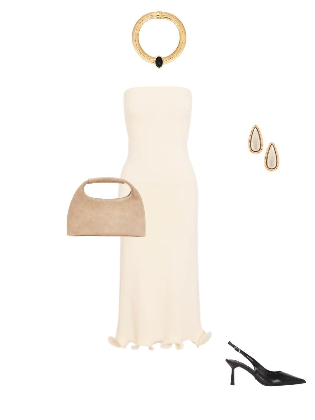 Turn heads in this timeless white strapless maxi dress 🤍 Perfect for elegant evenings, cocktail parties, or formal events. Styled with a sleek black choker, leather clutch, black heels, and delicate pearl earrings for a sophisticated, refined, and classy look ✨ #WhiteMaxiDress #EveningLook #ChicStyle #ElegantOutfit #SophisticatedStyle #CocktailPartyLook #PearlEarrings #BlackChoker #LeatherClutch #ClassyAndChic #FashionInspo #OOTD #StyleGoals #RefinedFashion #ElegantStyle #TimelessLook

#LTKStyleTip #LTKBeauty #LTKWedding