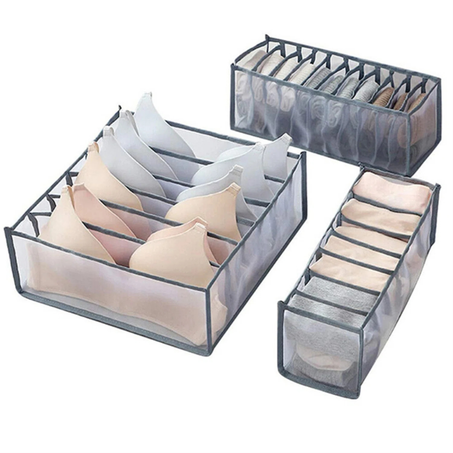 Ogallala 4.7" H x 12.6" W x 12.6" D Closet Drawer Organizer | Wayfair North America