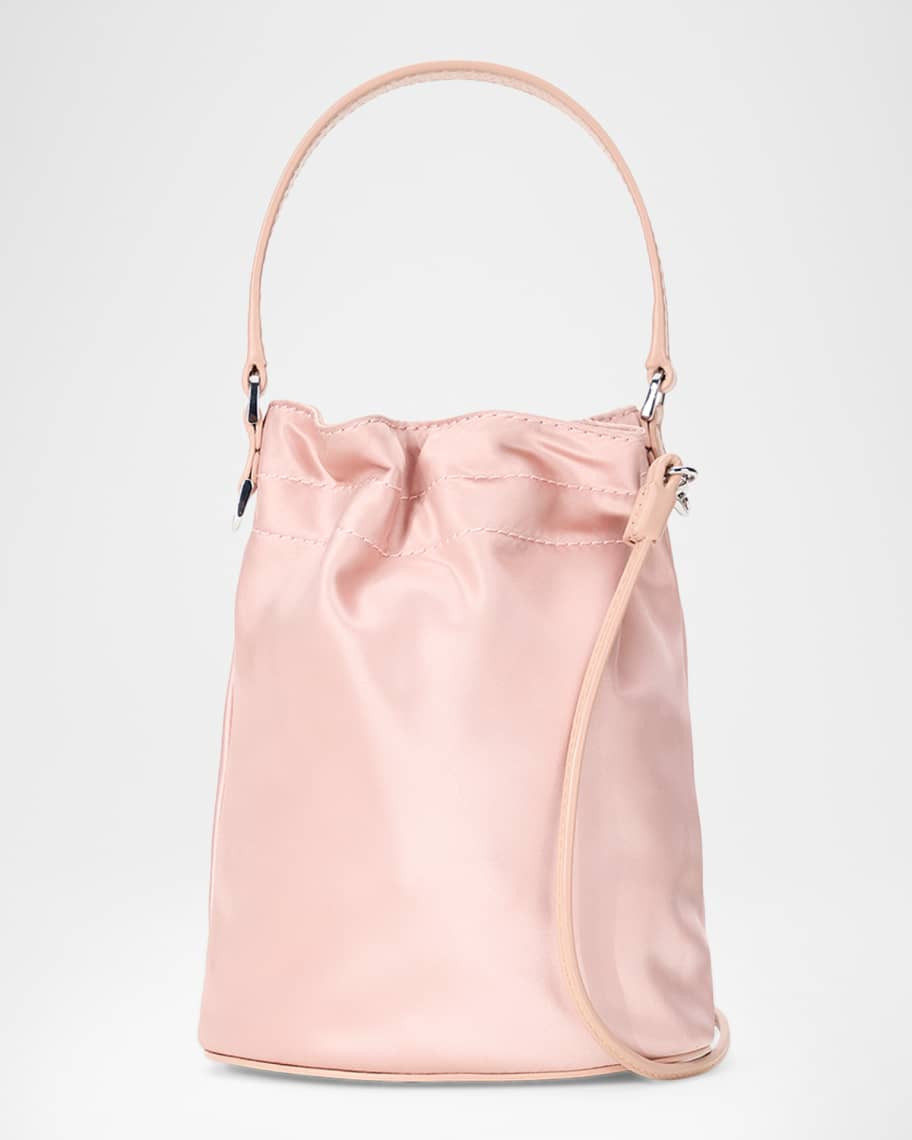 Lila Mini Satin Top-Handle Bag | Neiman Marcus