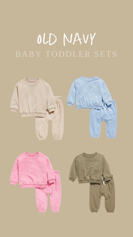 These Old Navy sets of for babies and toddlers up to a year are so cute. Comes in a couple different colors and they just remind me of Free People sets for babies.

On sale for $16 

#LTKbaby #LTKfamily #LTKkids