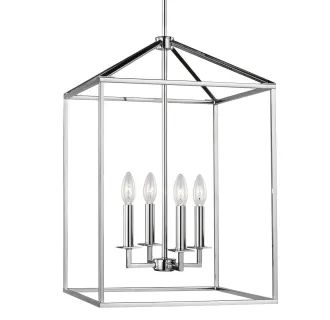 Perryton 4 Light 16" Wide Chandelier with LED Bulbs | Build.com, Inc.