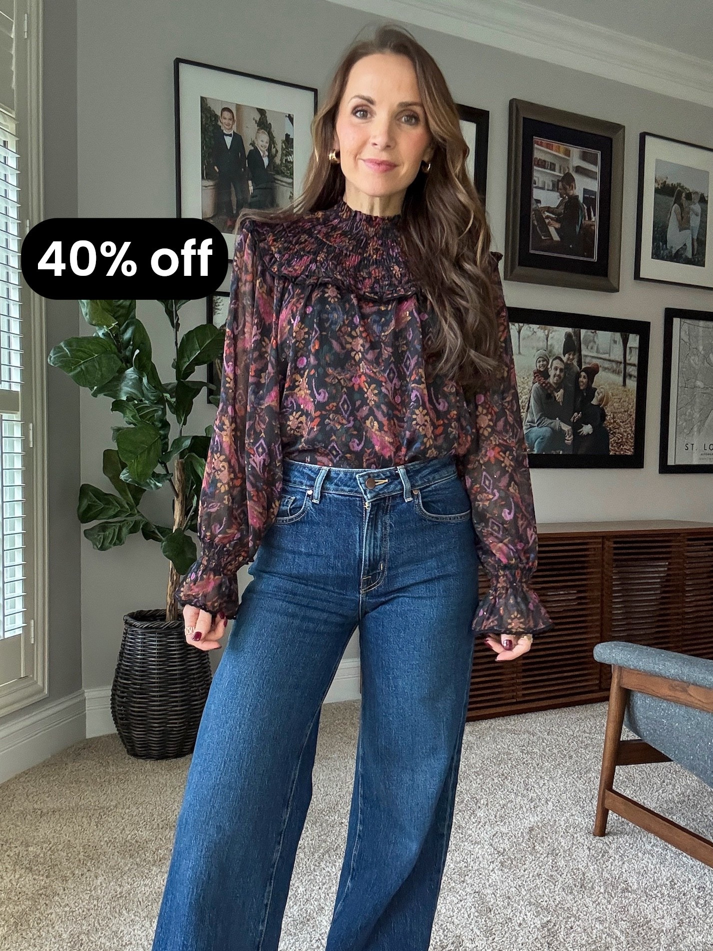 This gorgeous @nordstrom top is 40% off! So great to dress up or down during the winterr

#LTKSaleAlert