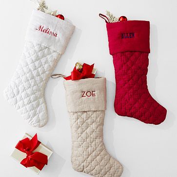 Quilted Christmas Stocking | Mark and Graham | Mark and Graham