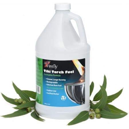 Firefly Fuel Tiki Torch Fuel \u2013 Clean-Burning Outdoor Lamp Oil for Tiki Torches and Lanterns.... | Amazon (US)