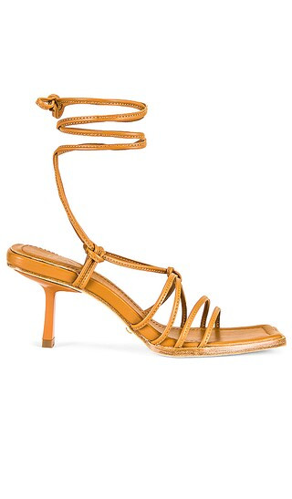 Lindy Heel in Dark Tan | Revolve Clothing (Global)