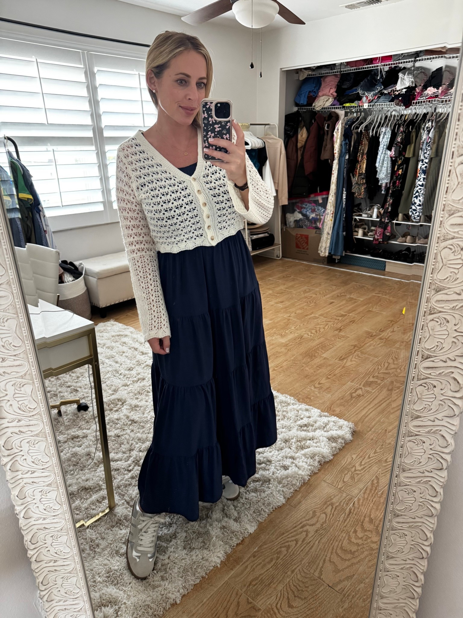 Teacher outfit. Cardigan. Maxi dress. Sneakers outfit 

#LTKMidsize #LTKWorkwear #LTKootd