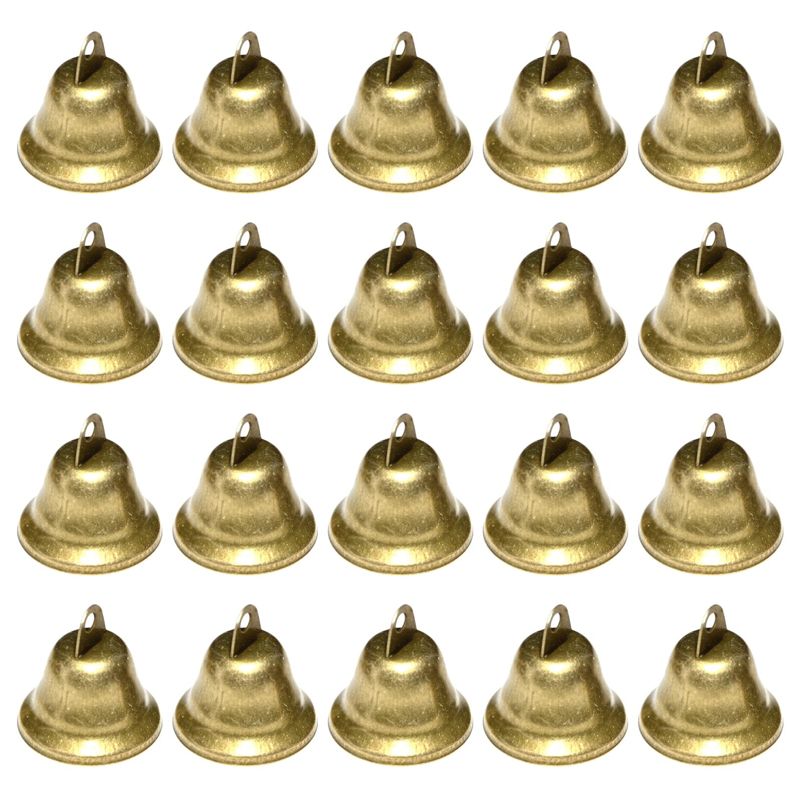 Small Bells, 20 Pieces Vintage Metal Jingle Bell for Wedding Festival Decorations, Christmas Tree... | Amazon (UK)