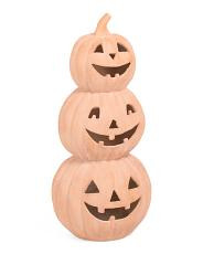 36in Outdoor Safe Three Stack Jack O Lanterns | TJ Maxx