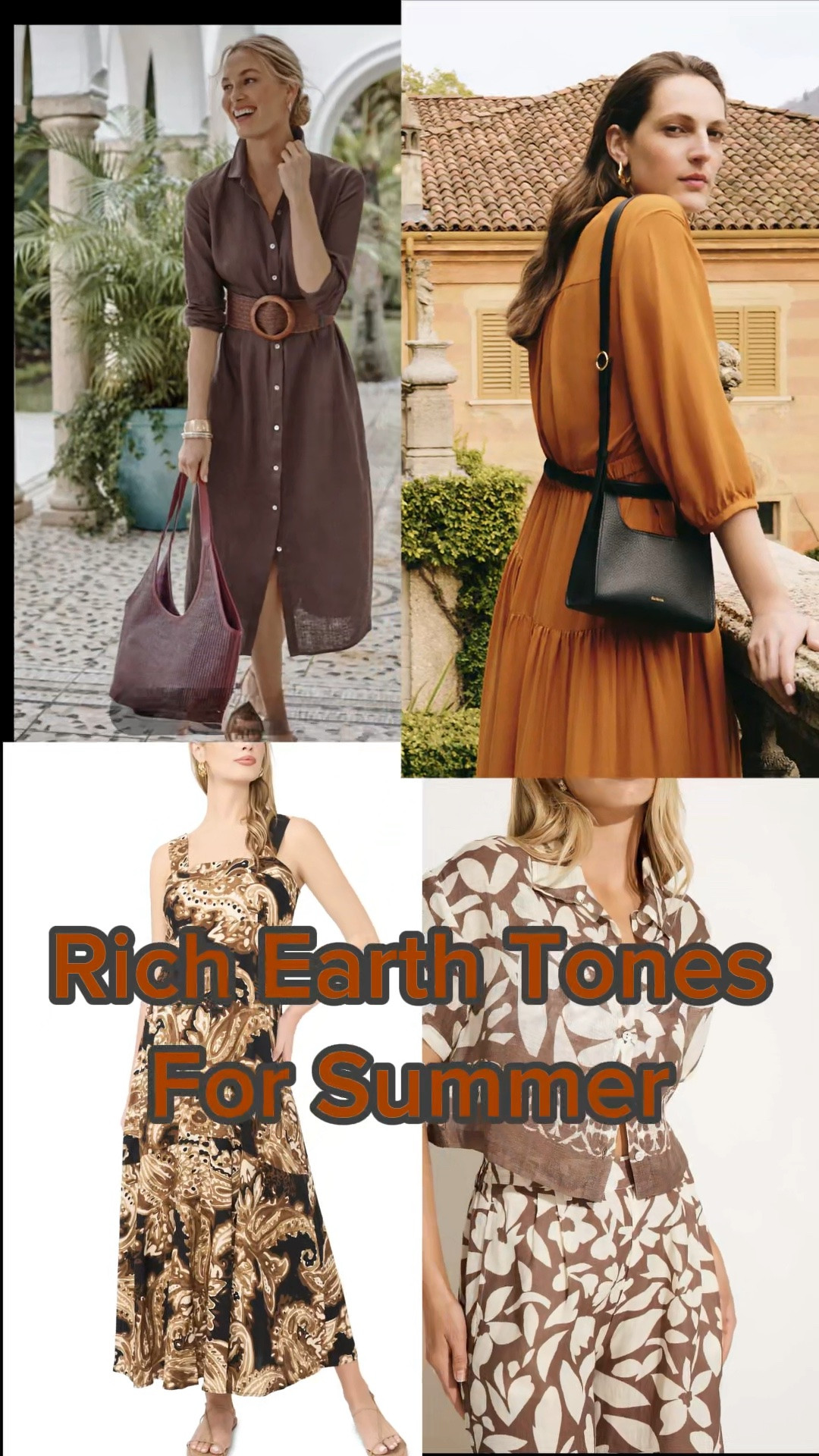 Want to look polished and sophisticated when it’s 90+ degrees outside??? Go with earth tones! Let the rich colors stand on their own!!

#LTKOver40 #LTKTravel #LTKWorkwear