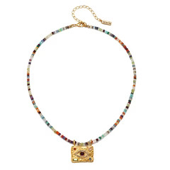 Sylvie Evil Eye Necklace | Sequin