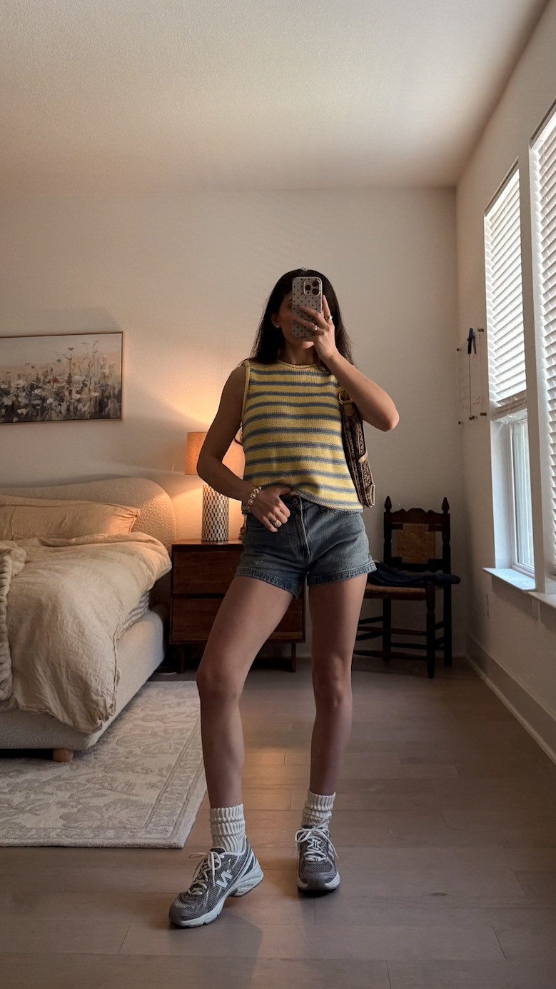 Summer outfits | casual style | denim shorts | sneakers 

 #LTKootd