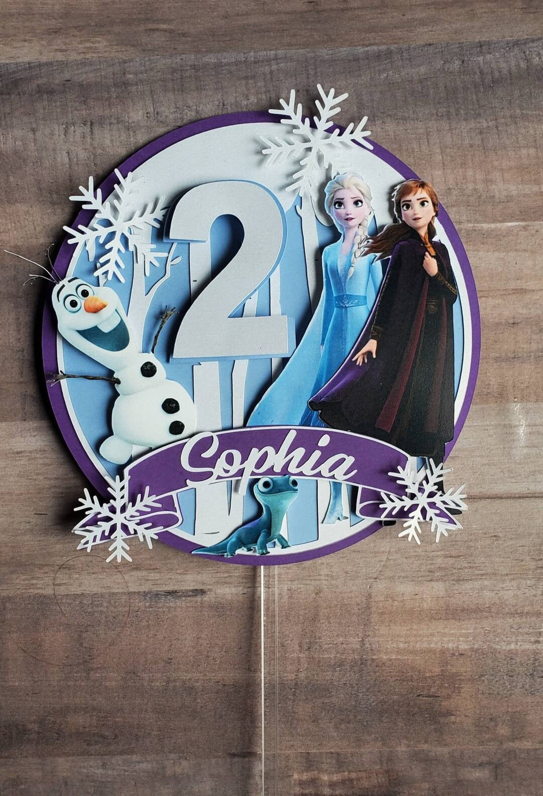 Frozen 2 Themed Cake Topper - Etsy | Etsy (US)