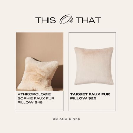 Pillow Dupe!!
$48 vs $25
Faux Fur

#LTKSeasonal #LTKhome #LTKstyletip