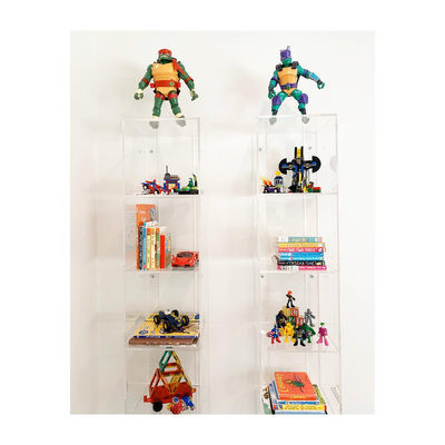 Floating Clear Acrylic Bookshelf + Reviews | Crate & Kids | Crate & Barrel