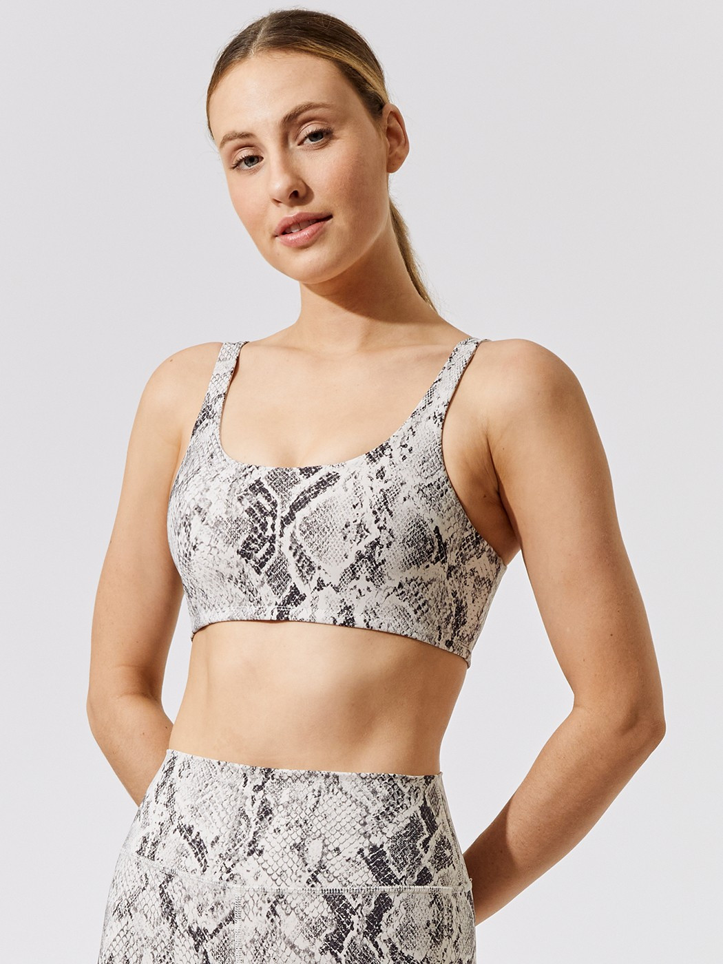 Vapor Snakeskin Bra | Carbon38