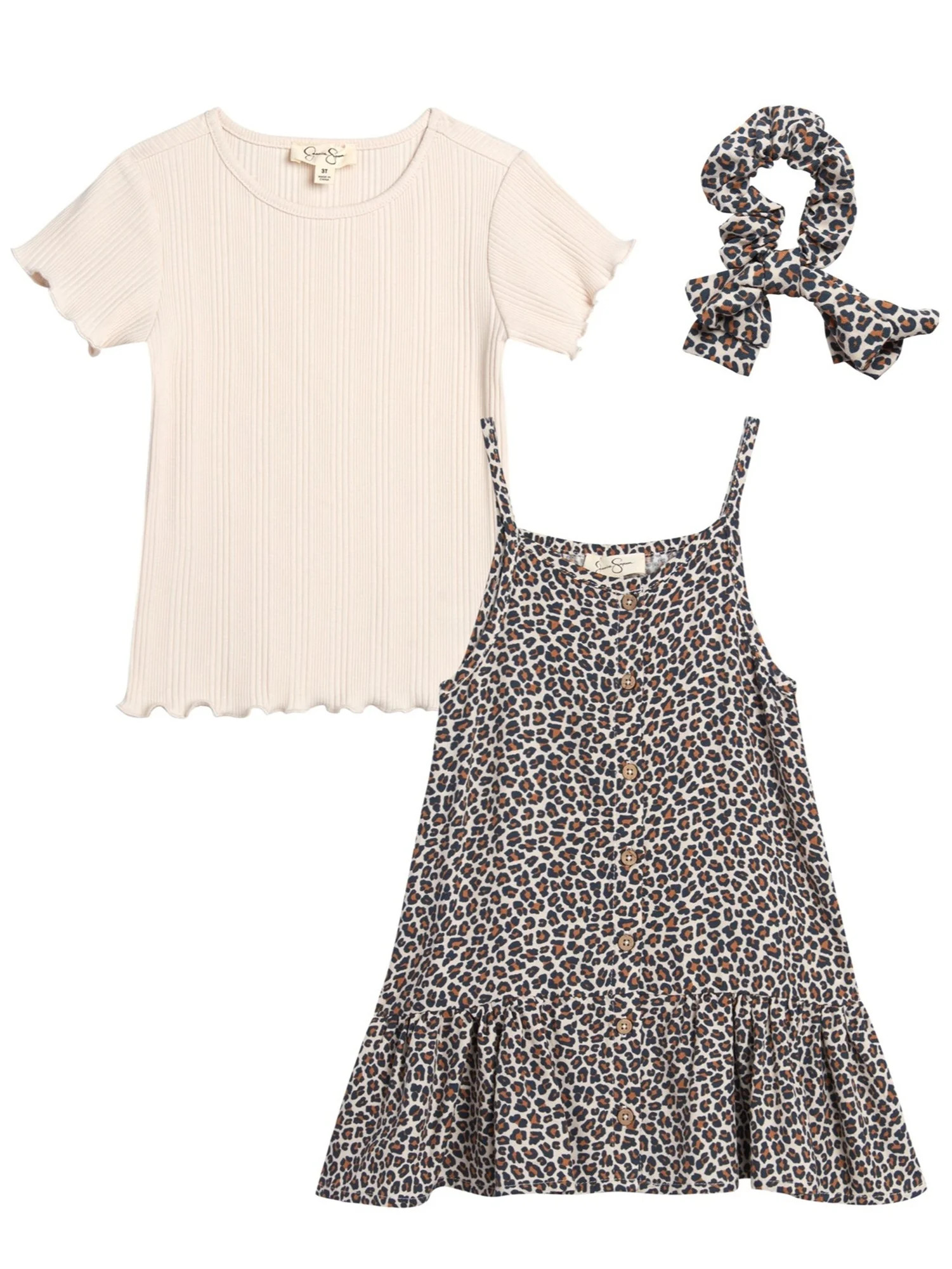 Jessica Simpson Girls' Dress set with Scrunchie, Sizes 4-6x | Walmart (US)