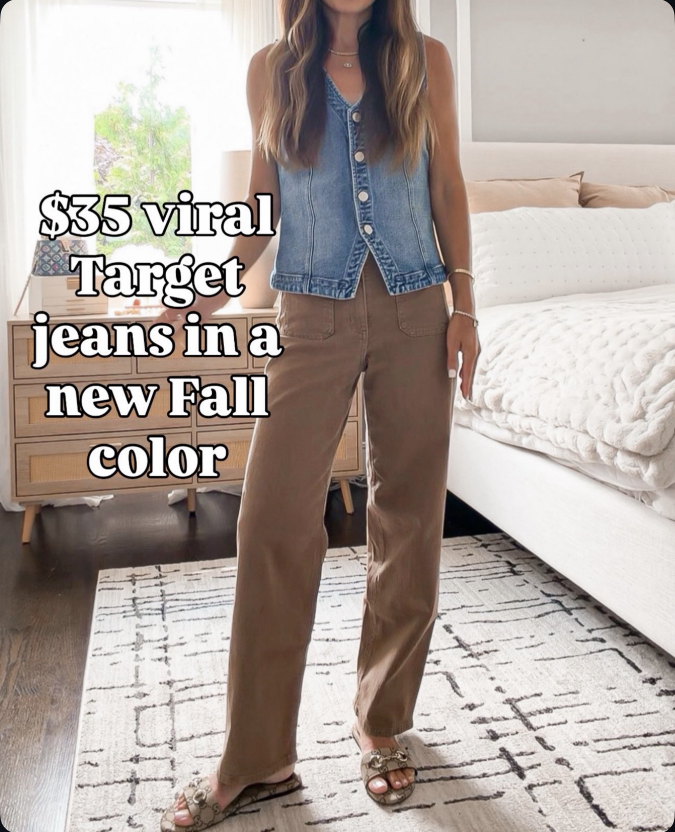 The perfect Fall jeans from Target 🙌🏻 wearing size 0

#LTKOver40 #LTKmomlife #LTKSeasonal