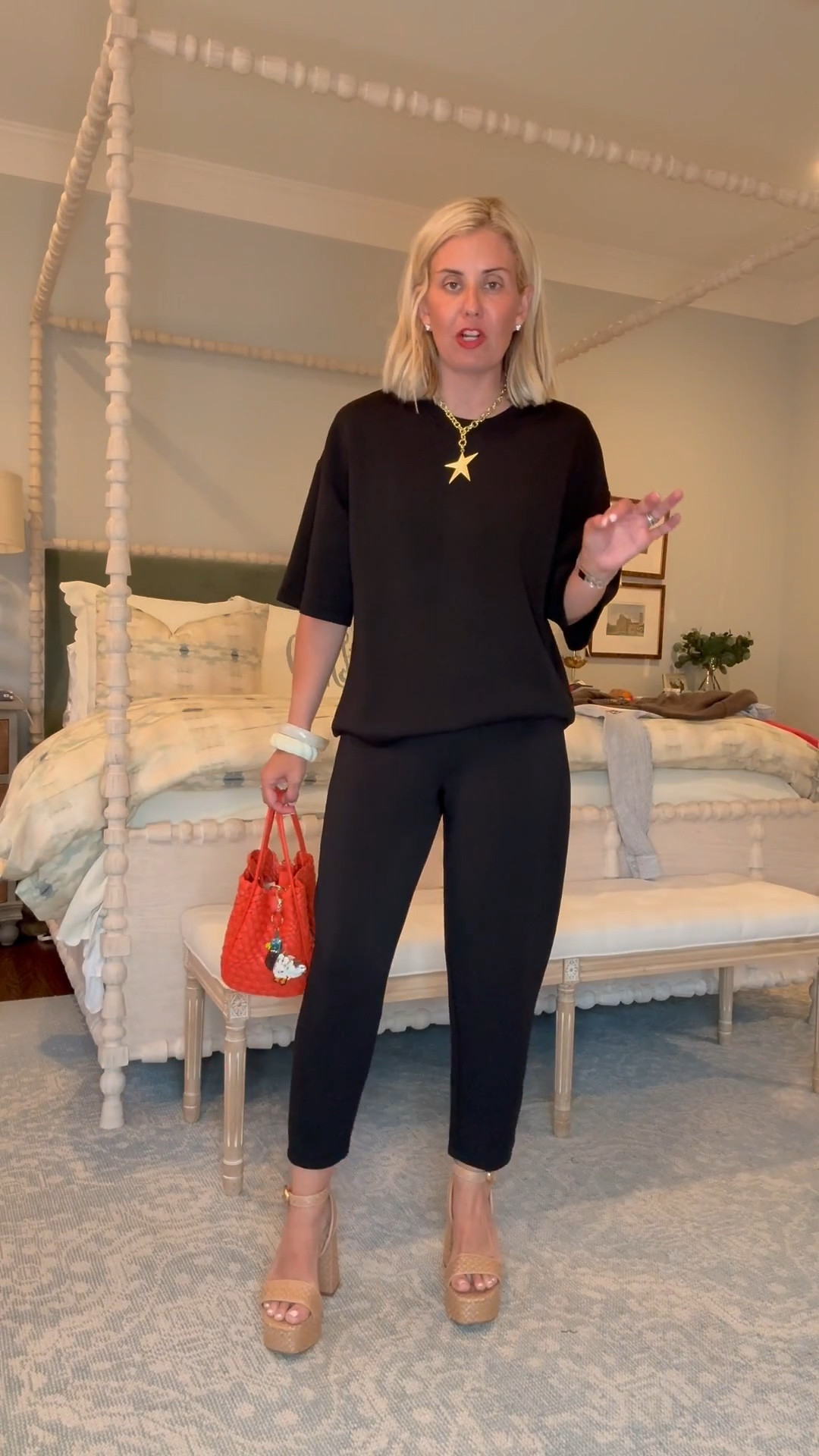 Loving how I can dress up or down these Spanx pieces. Price per wear y’all!!!

*be sure to use code LTKSPANX for 20% off (almost) sitewide through 3/15!

Top XS
Bottoms Small petite
Shoes 8

#LTKOver40 #LTKStyleTip #LTKActive