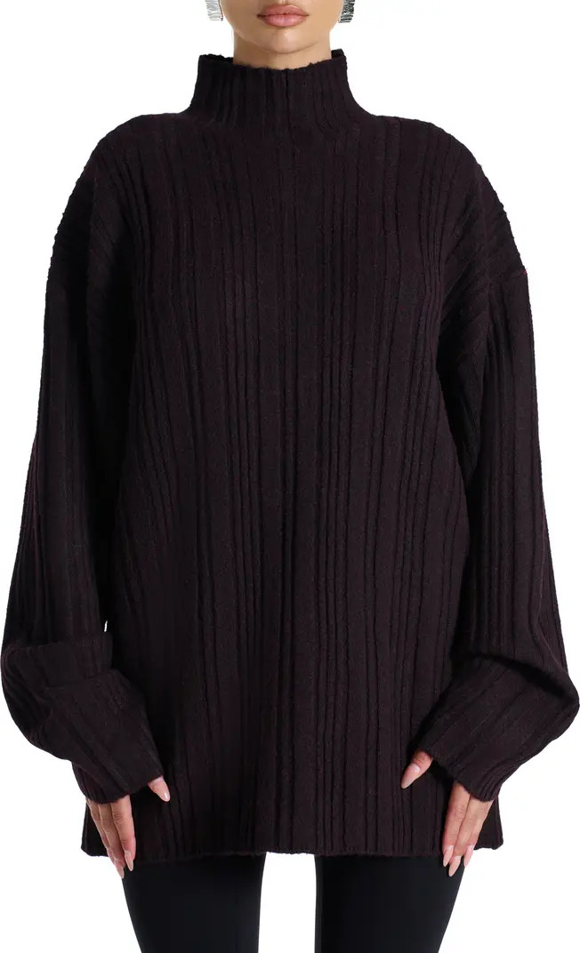 Oversize Funnel Neck Sweater | Nordstrom