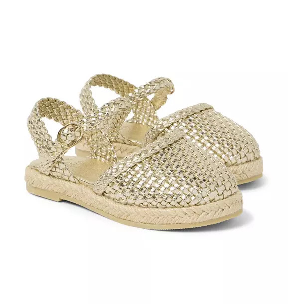 Metallic Espadrille Sandal | Janie and Jack