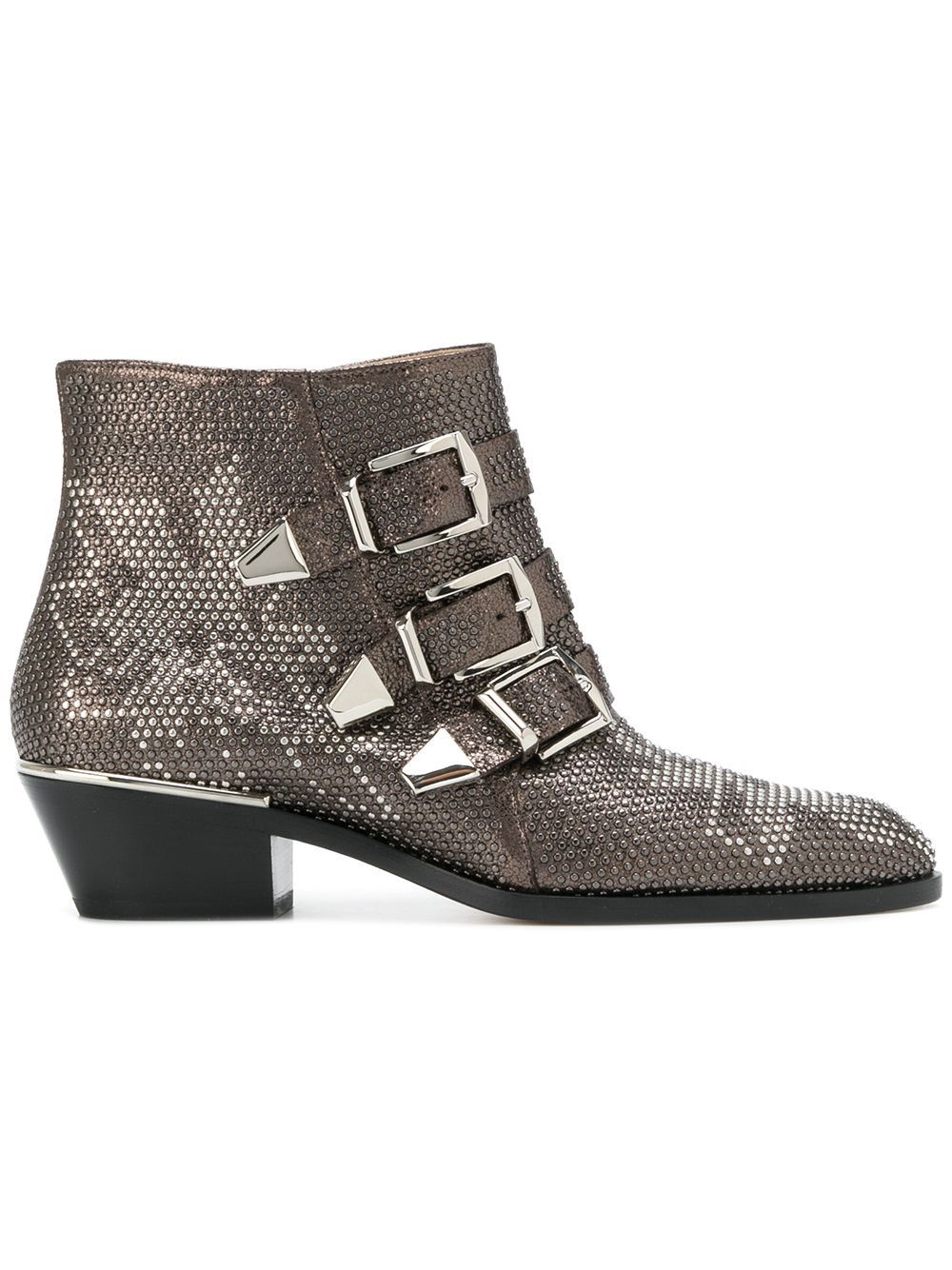 Chloé Susanna ankle boots - Grey | FarFetch Global