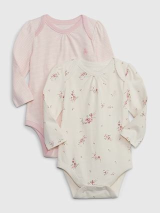 Baby First Favorites Organic CloudCotton Bodysuit (2-Pack) | Gap (US)