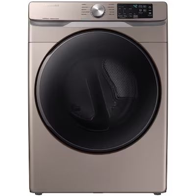 Samsung 7.5-cu ft Stackable Steam Cycle Electric Dryer (Champagne) Lowes.com | Lowe's