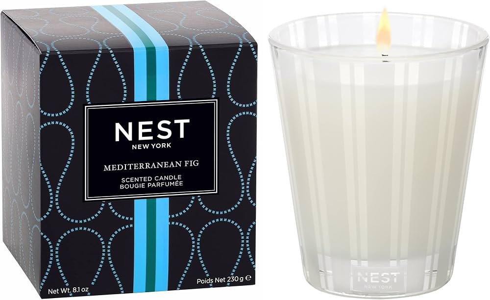 NEST Fragrances Mediterranean Fig Scented Classic Candle, 8 Ounce | Amazon (US)