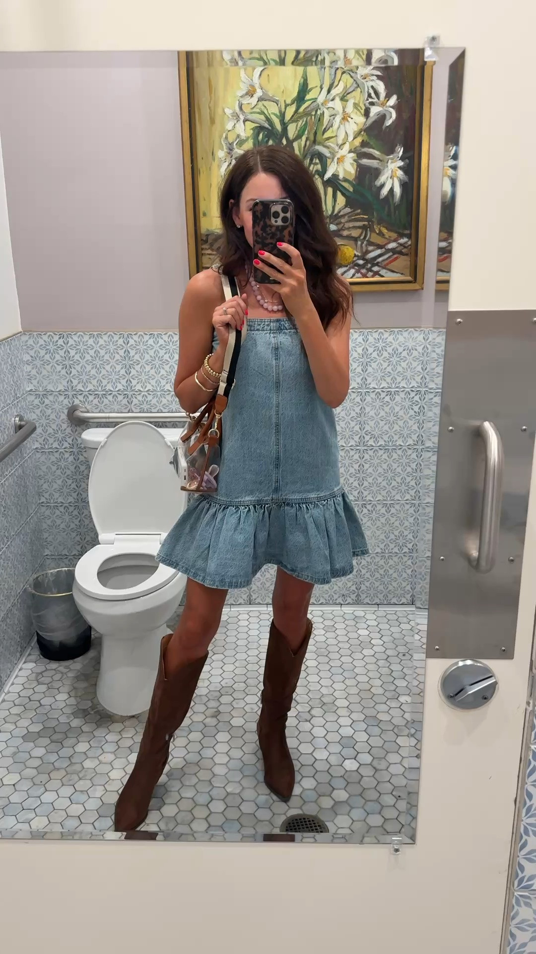 Denim dress I wore to a country concert! Wearing an xs
These Amazon boots are so comfy too!
My clear bag is currently on sale for $15

#LTKSaleAlert #LTKSeasonal #LTKootd