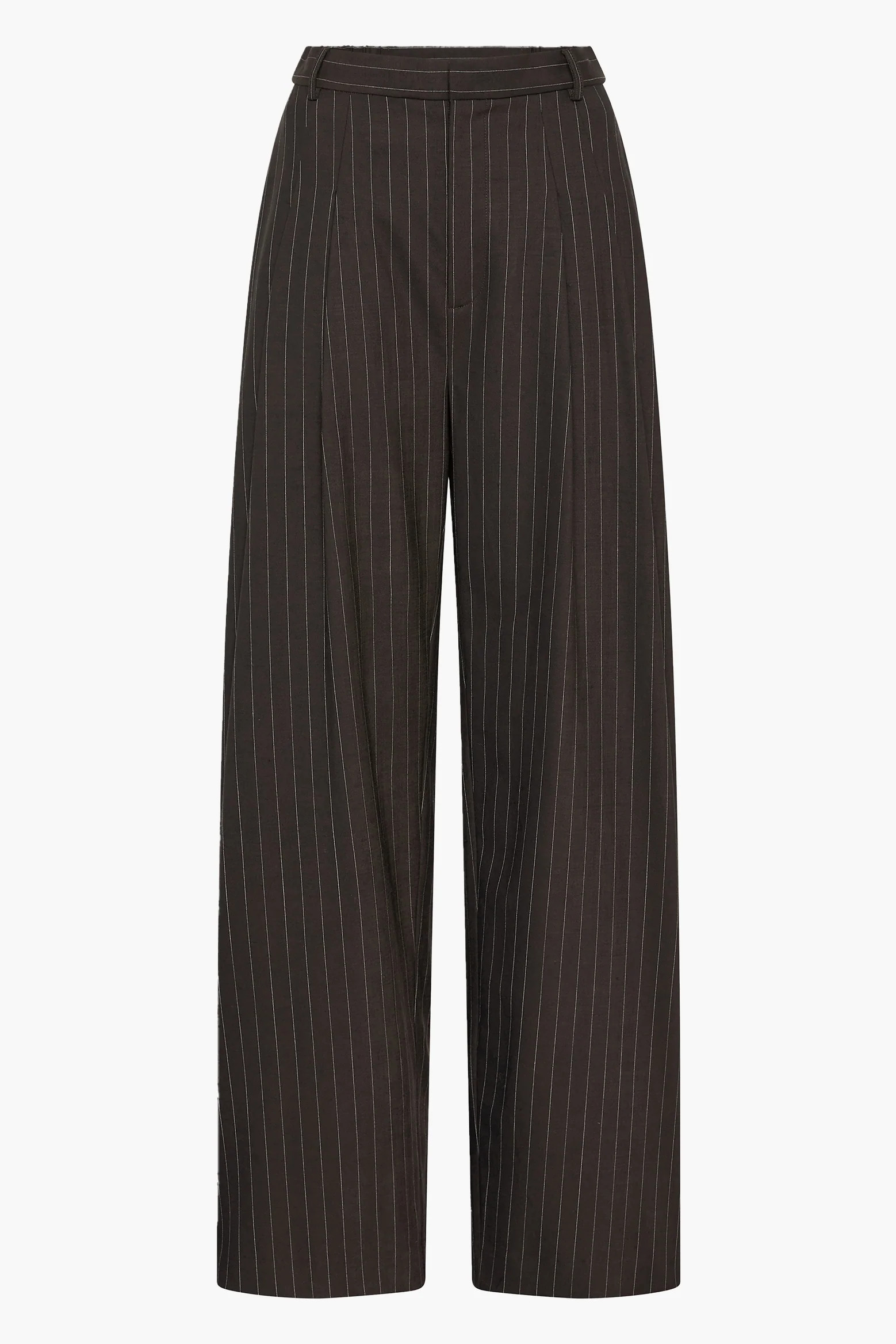 wool pinstripe tapered pants | The New Trend (Australia & New Zealand)