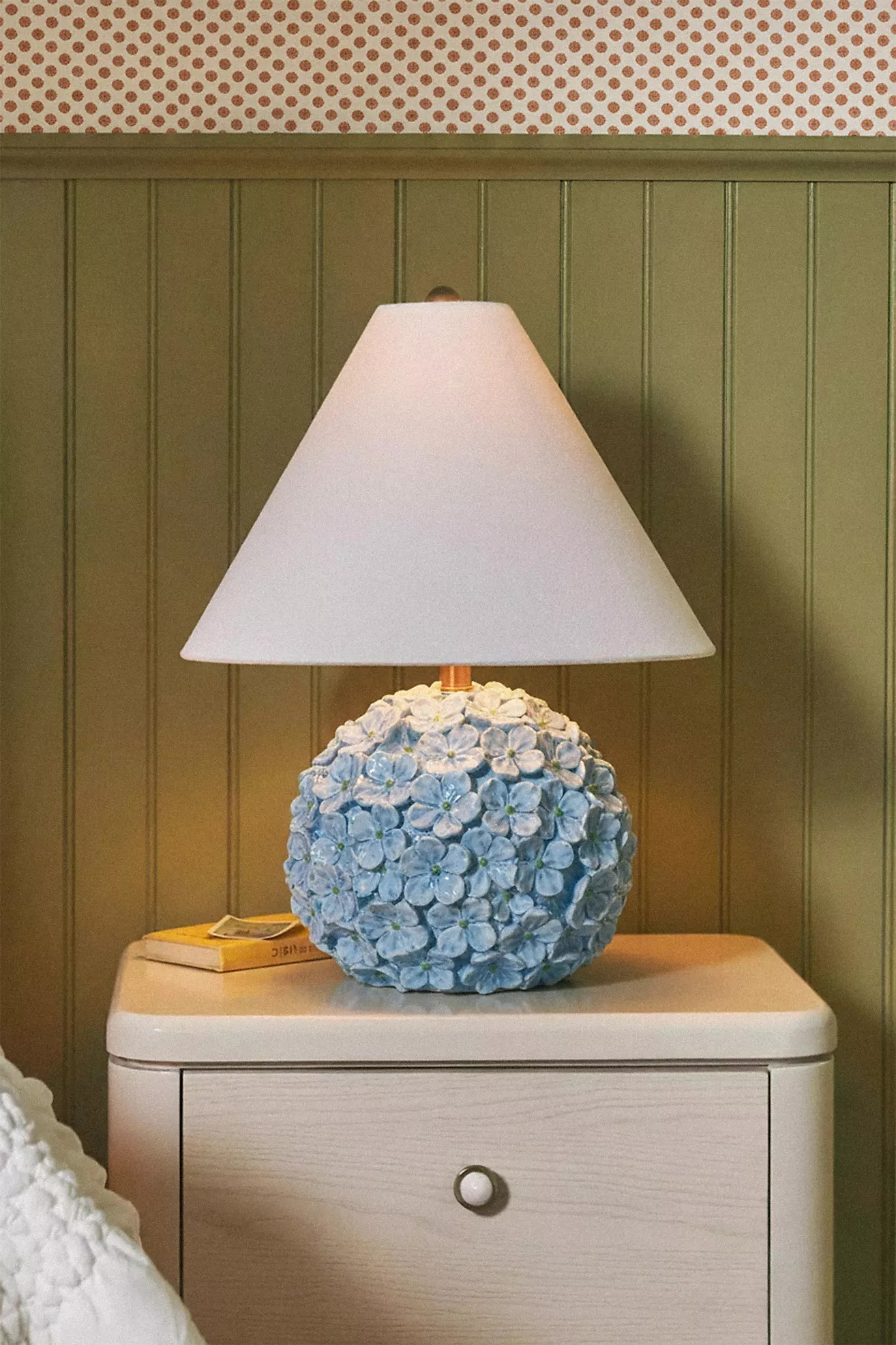 Aster Hydrangea Table Lamp | Anthropologie (US)