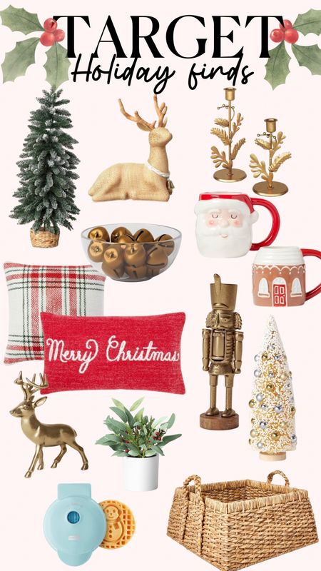 Target holiday home decor. How cute are these mugs!!! The tree collar is on my wish list! 

#LTKSeasonal #LTKunder100 #LTKHoliday