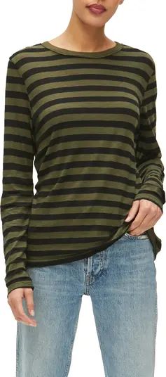 Michael Stars Dani Stripe Long Sleeve T-Shirt | Nordstrom | Nordstrom