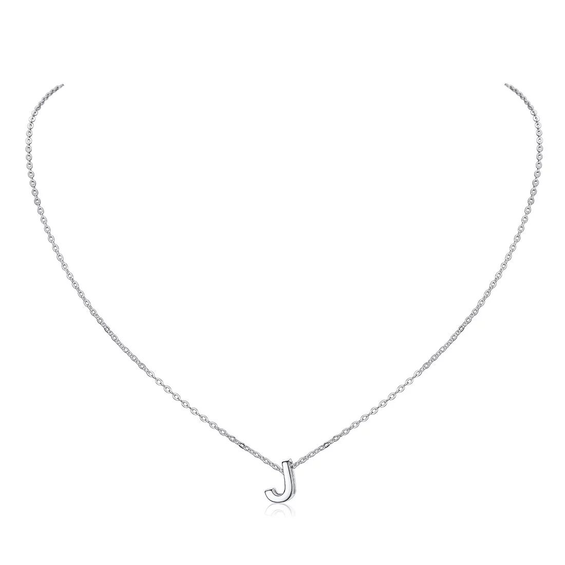 ChicSilver Women Small Pendant Necklace 925 Sterling Silver Initial Name Necklace Jewelry Bitrhda... | Walmart (US)