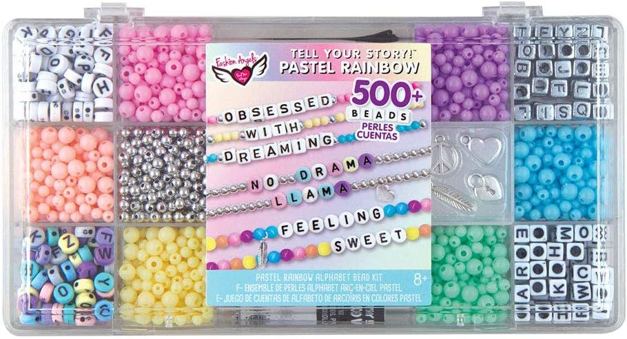 Fashion Angels Fashion Angels Tell Your Story Pastel Bead Case 12516 Bracelet Making Kit, Include... | Amazon (US)