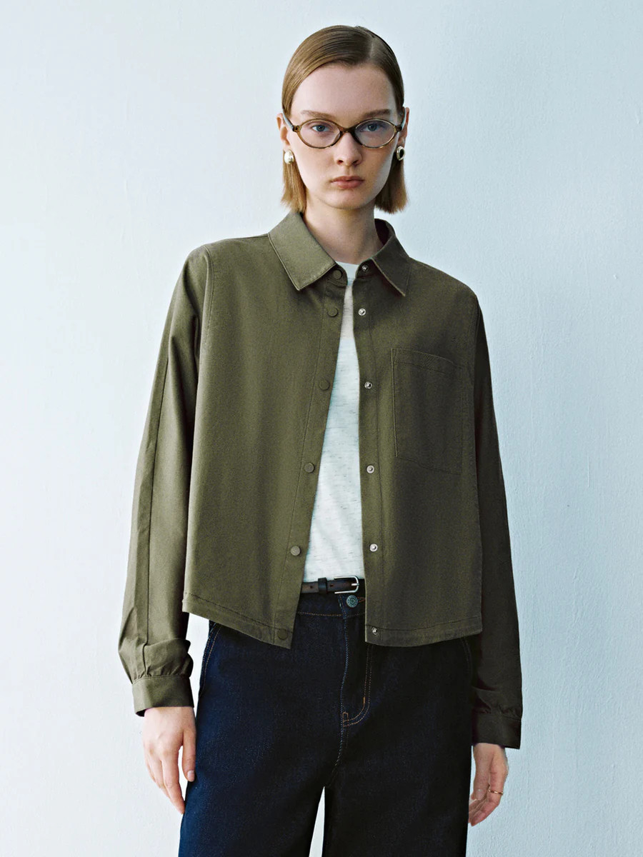 Button Up Loose Jacket | Urban Revivo