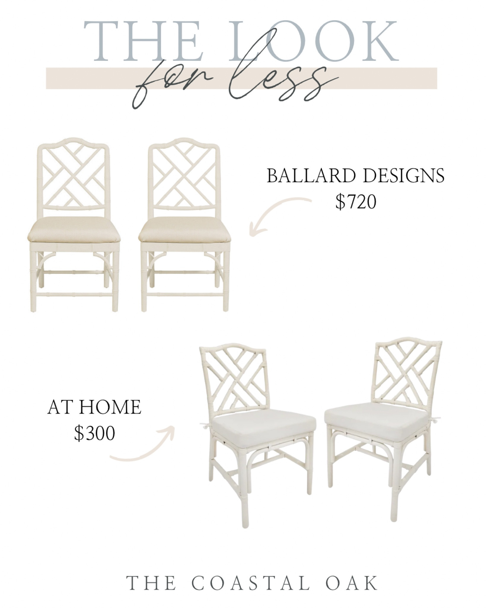 Find this Ballard dining chair look for less at At Home!

coastal kitchen dining room furniture white chippendale dupe sale

#LTKhome #LTKstyletip #LTKsalealert