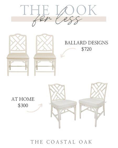 Find this Ballard dining chair look for less at At Home!

coastal kitchen dining room furniture white chippendale dupe sale

#LTKhome #LTKstyletip #LTKsalealert