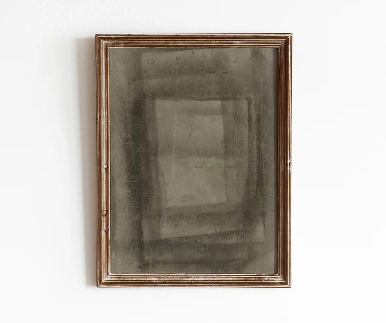 Geometric Abstract Vintage Dark Abstract Verso Canvas - Etsy Canada | Etsy (CAD)