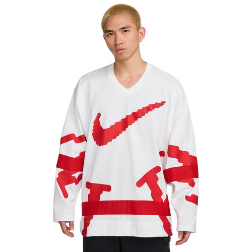 Nike Mens Nike Club Neo Varsity Hockey Jersey - Mens University Red/White Size XL | Foot Locker (US)