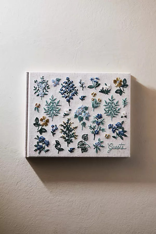Wildflower Guest Book | Anthropologie (US)