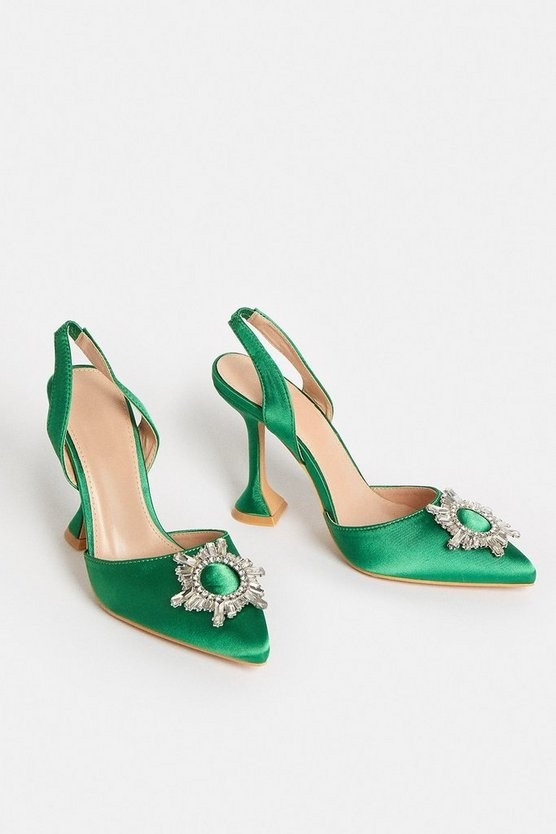 Slingback Broach Detail Shoe | Coast (UK)